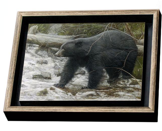 Persistence – Snowy Owl, original acrylic on canvas wildlife painting is available for purchase. Limited edition giclée wildlife prints on paper & canvas in three sizes are available by Canadian wildlife artist Michael Pape.